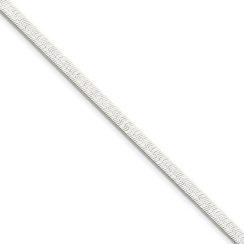 Sterling Silver 4.5mm Magic Herringbone Bracelet - Seattle Gold Grillz