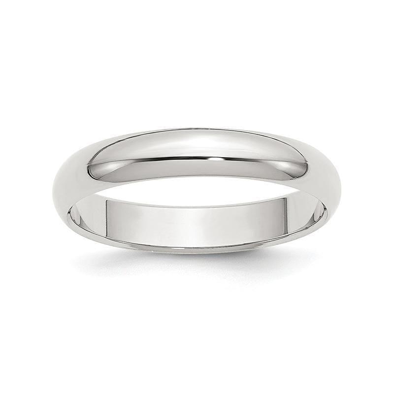 Sterling Silver 4mm Half-Round Band - Seattle Gold Grillz