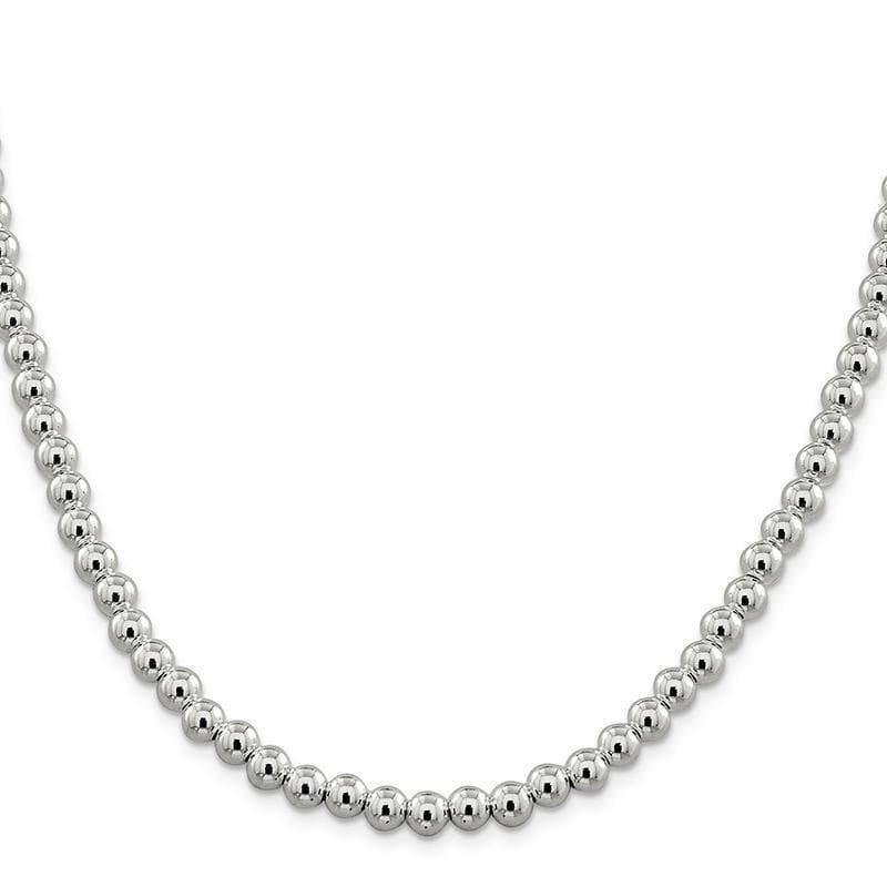 Sterling Silver 6.10mm Beaded Box Chain - Seattle Gold Grillz