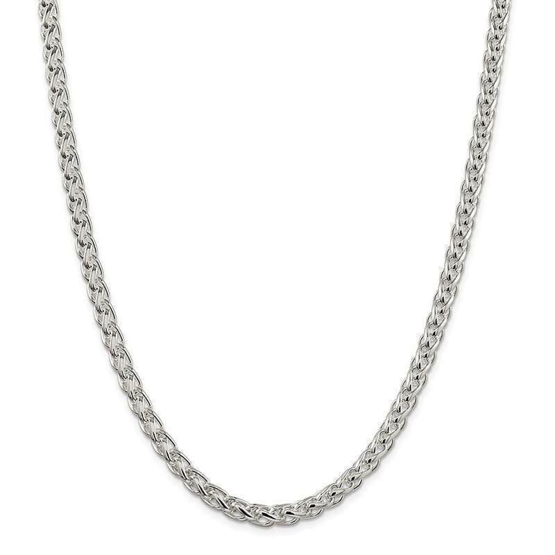 Sterling Silver 6mm Round Spiga Chain - Seattle Gold Grillz
