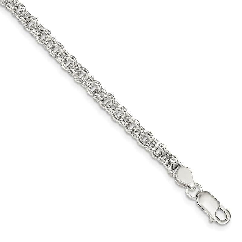 Sterling Silver 7.5inch Fancy Link Bracelet | Weight: 10.31 grams, Length: 7.5mm, Width: mm - Seattle Gold Grillz