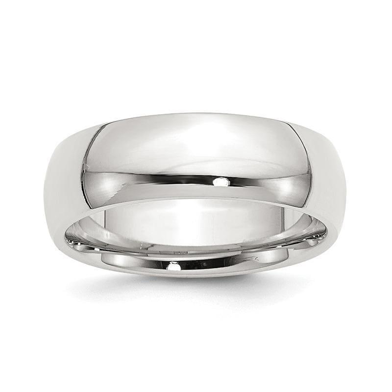 Sterling Silver 7mm Comfort Fit Band - Seattle Gold Grillz