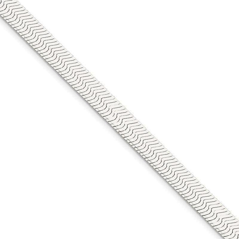 Sterling Silver 8mm Magic Herringbone Bracelet - Seattle Gold Grillz