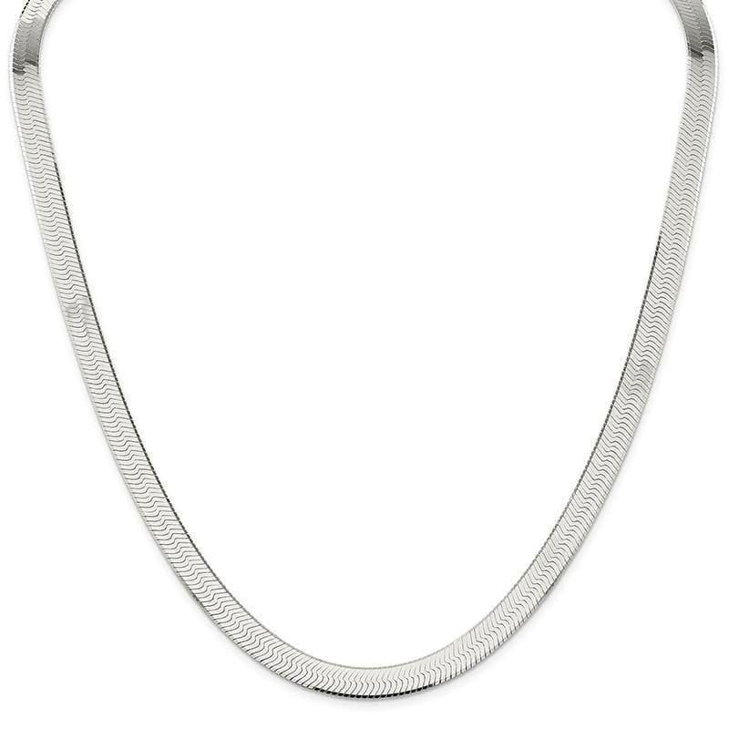 Sterling Silver 8mm Magic Herringbone Chain - Seattle Gold Grillz
