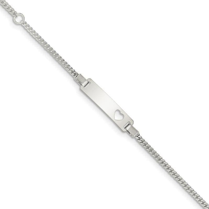 Sterling Silver Adjustable Baby ID Bracelet - Seattle Gold Grillz