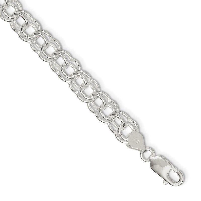 Sterling Silver Charm Bracelet - Seattle Gold Grillz
