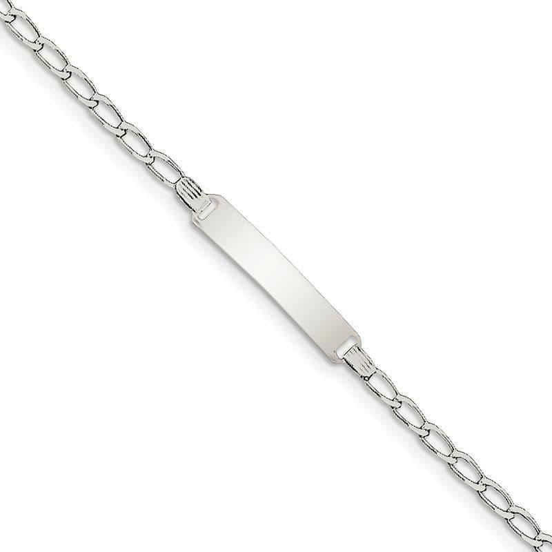 Sterling Silver Children's ID Bracelet - Seattle Gold Grillz