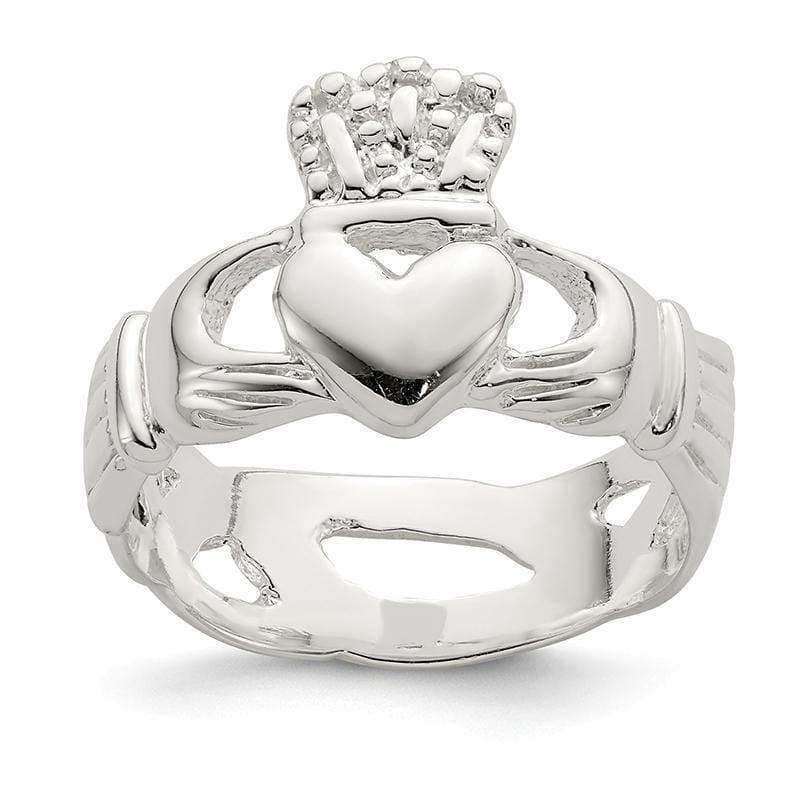 Sterling Silver Claddagh Ring - Seattle Gold Grillz