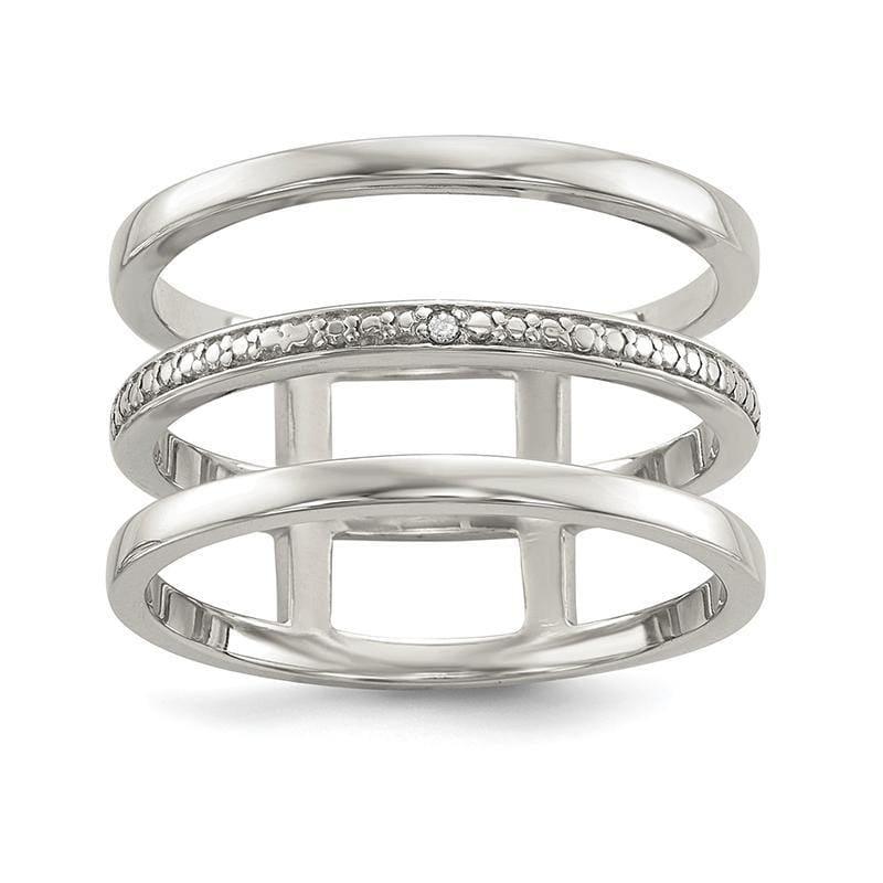 Sterling Silver Diamond Accent Ring - Seattle Gold Grillz