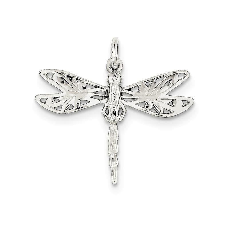 Sterling Silver Dragonfly Charm - Seattle Gold Grillz