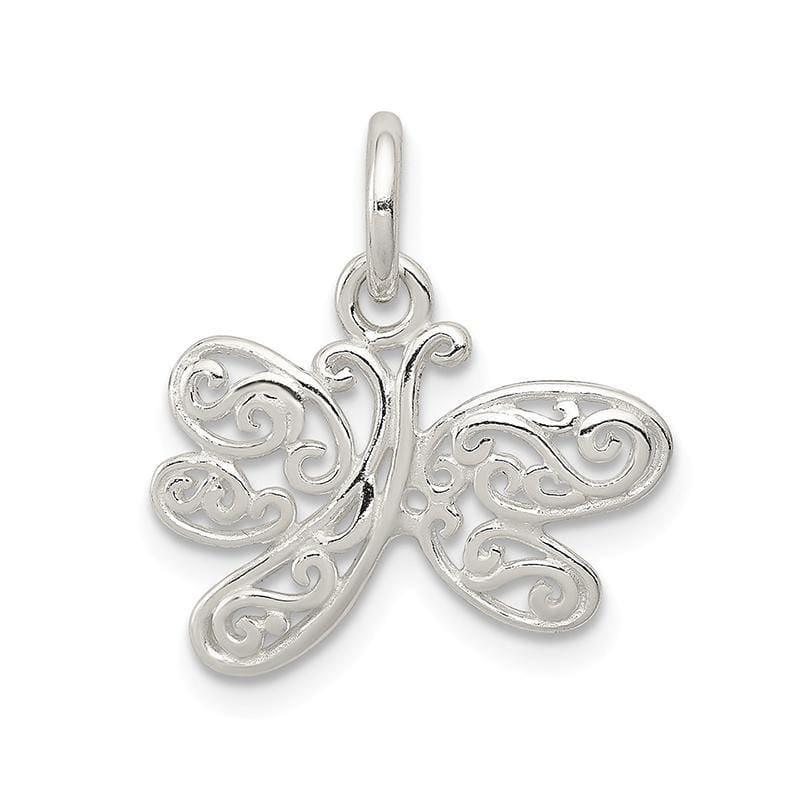Sterling Silver Dragonfly Charm - Seattle Gold Grillz