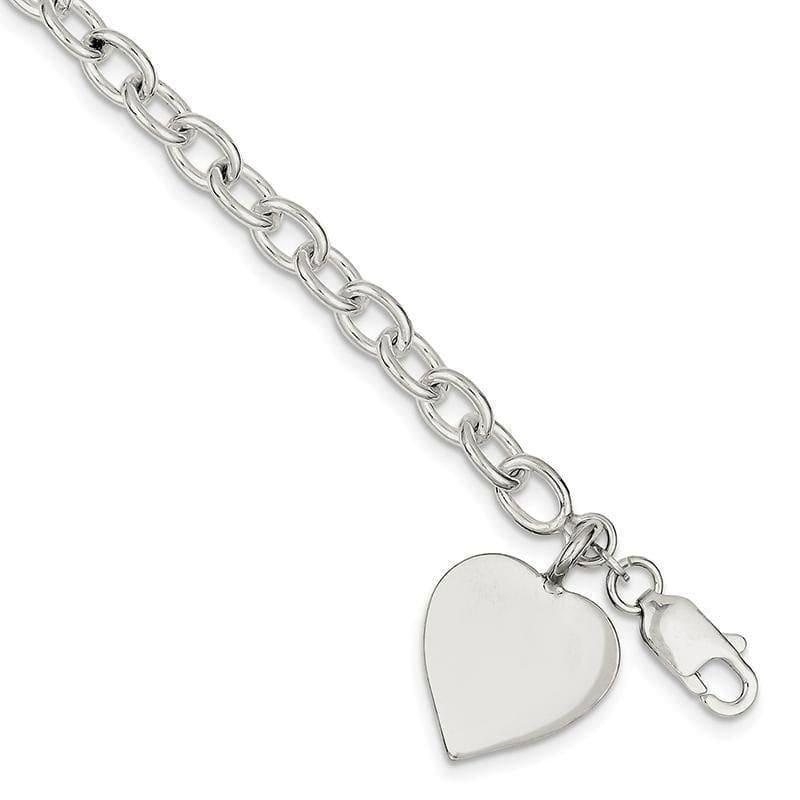 Sterling Silver Fancy Link Bracelet | Weight: 12.24 grams, Length: 18mm, Width: 18mm - Seattle Gold Grillz