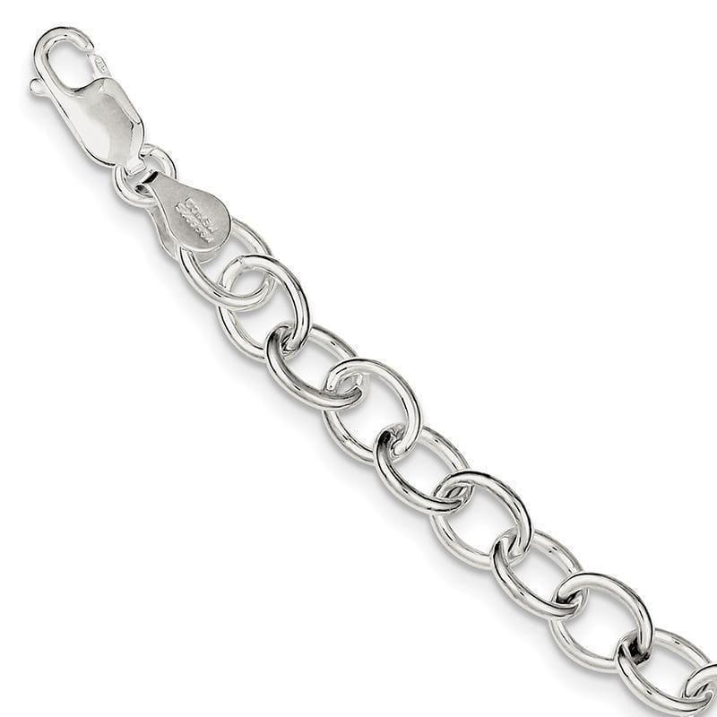 Sterling Silver Fancy Open Link Bracelet - Seattle Gold Grillz