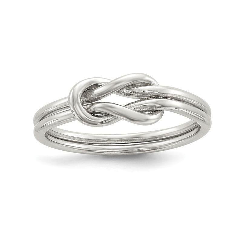 Sterling Silver Love Knot Ring - Seattle Gold Grillz