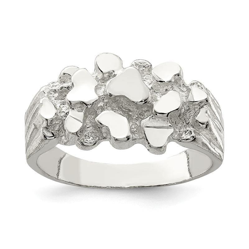 Sterling Silver Men's Nugget Ring - Seattle Gold Grillz