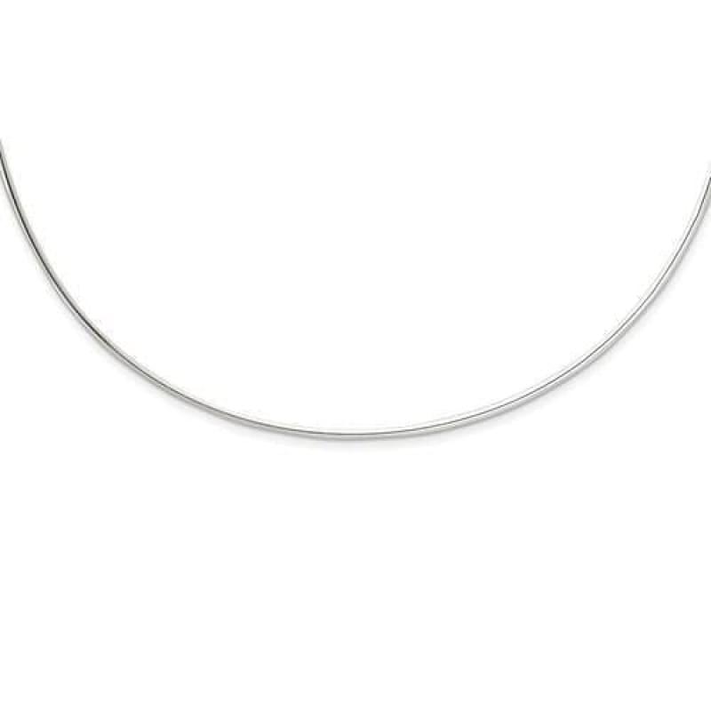 Sterling Silver Neck Collar Necklace | Weight: 9.9 grams, Length: mm, Width: mm - Seattle Gold Grillz