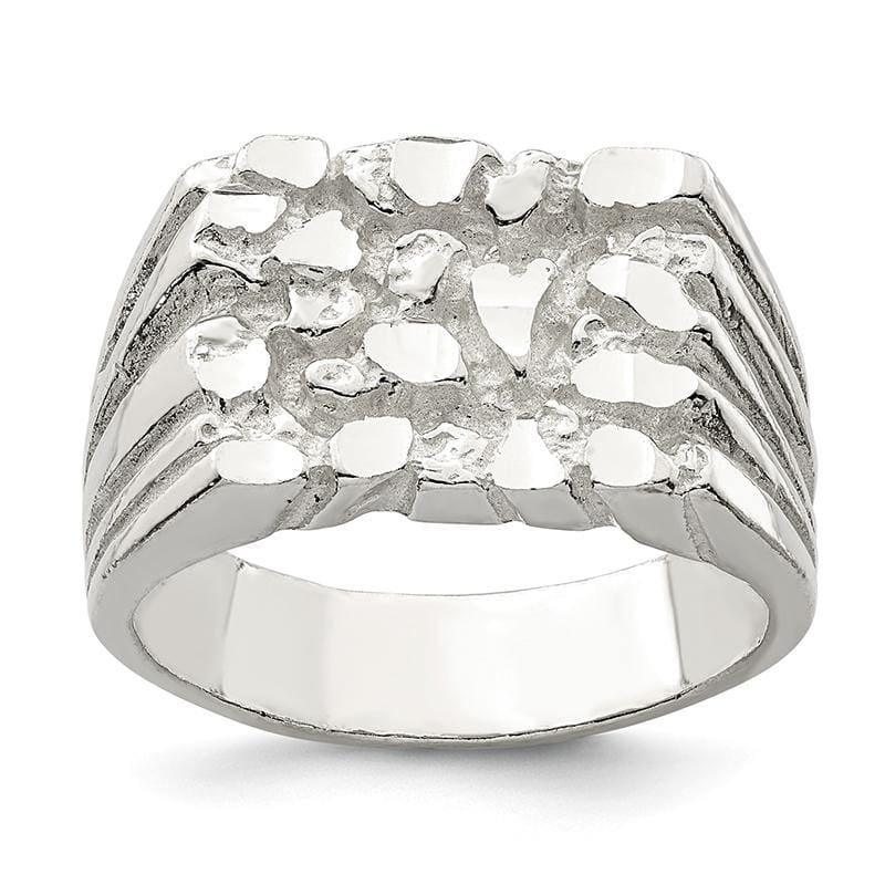 Sterling Silver Nugget Ring - Seattle Gold Grillz