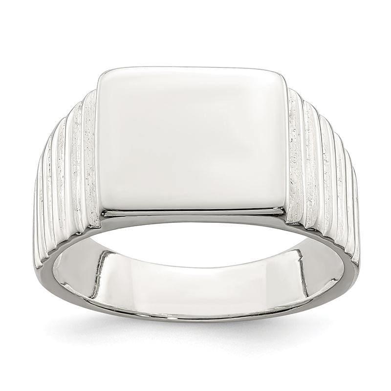 Sterling Silver Signet Ring - Seattle Gold Grillz