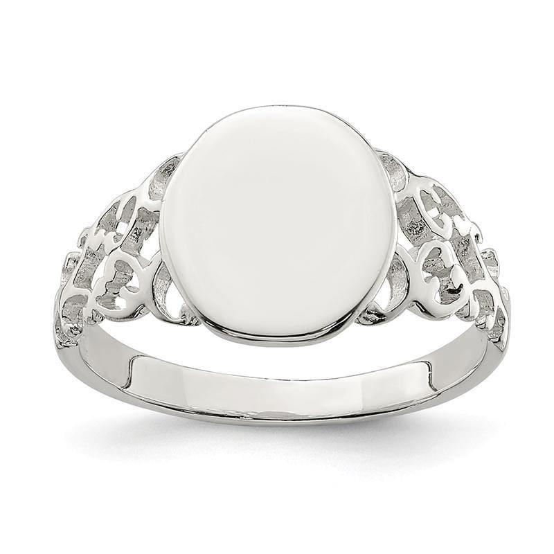 Sterling Silver Signet Ring - Seattle Gold Grillz