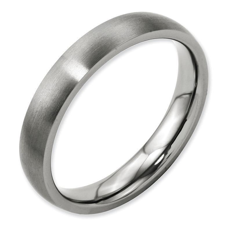 Titanium 4mm Brushed Band - Seattle Gold Grillz