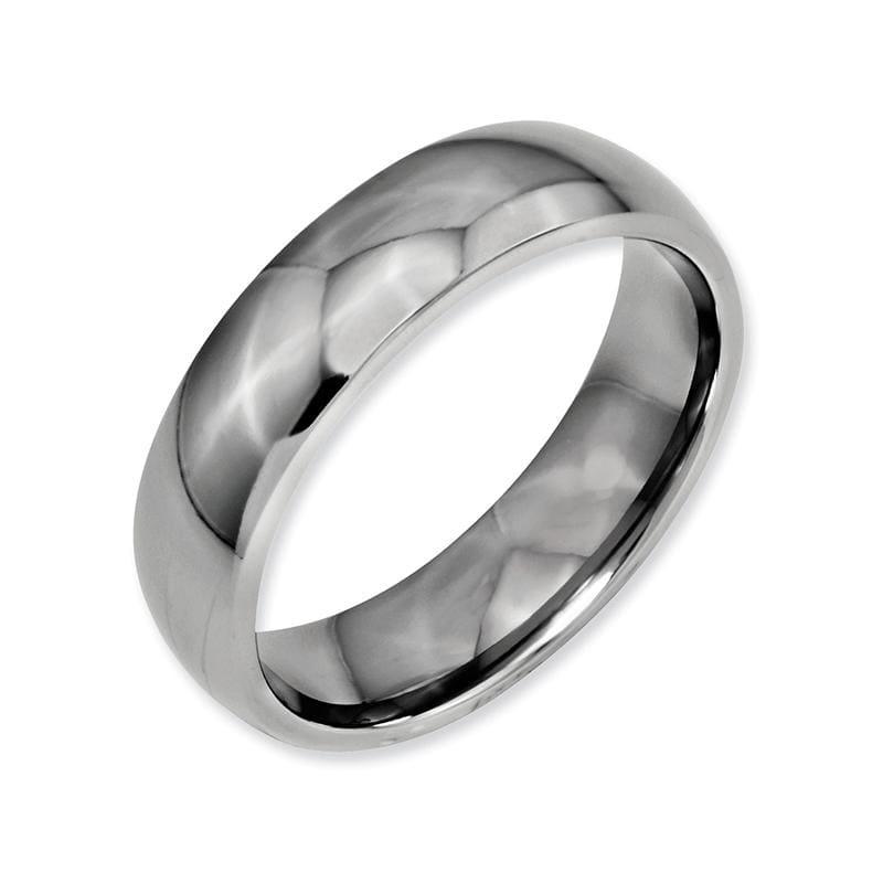 Titanium 6mm Polished Band - Seattle Gold Grillz