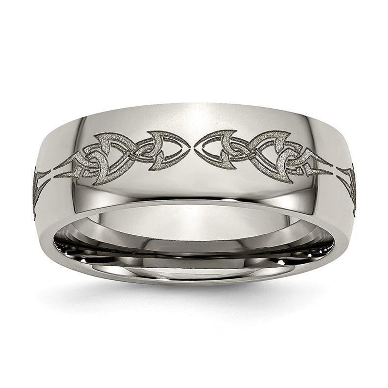 Titanium 8mm Polished Band - Seattle Gold Grillz