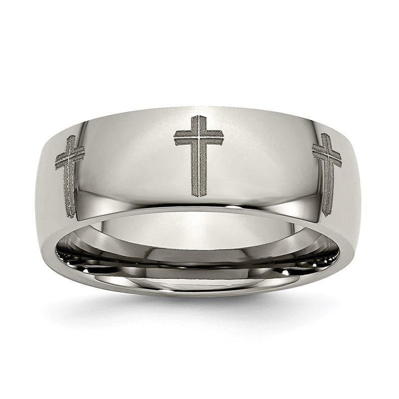 Titanium 8mm Polished Band - Seattle Gold Grillz