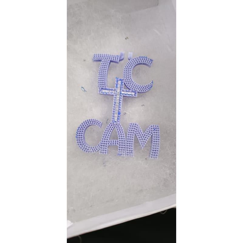 White Gold TC Cam Pendant - Seattle Gold Grillz