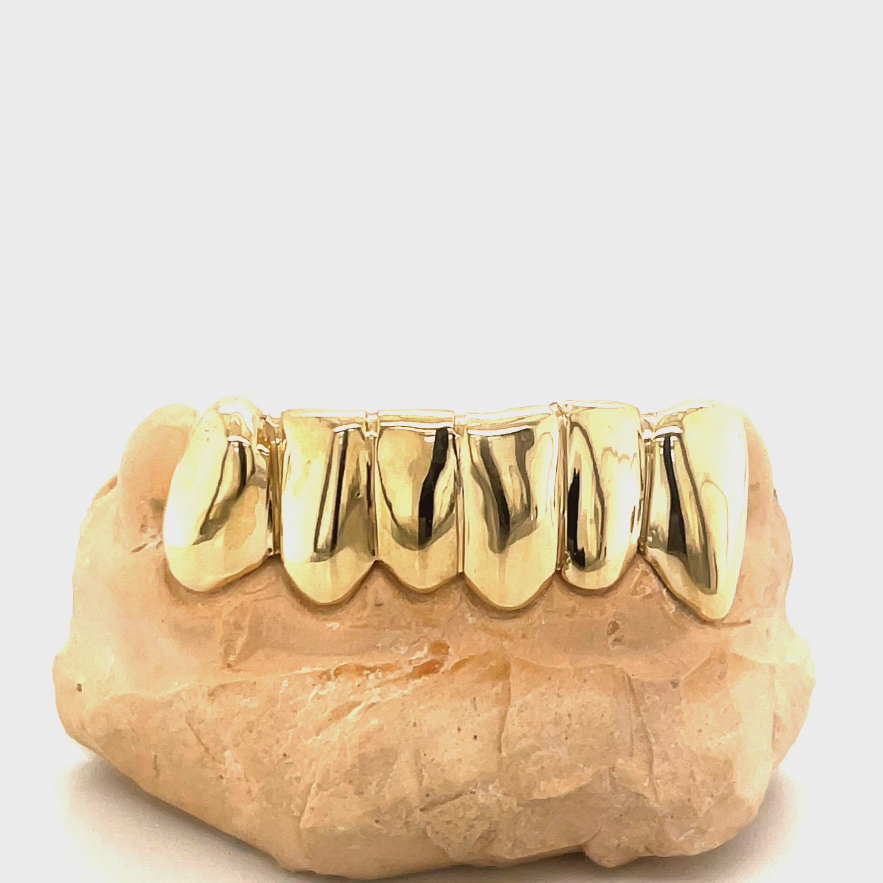 6pc Gold Bottom Grillz 