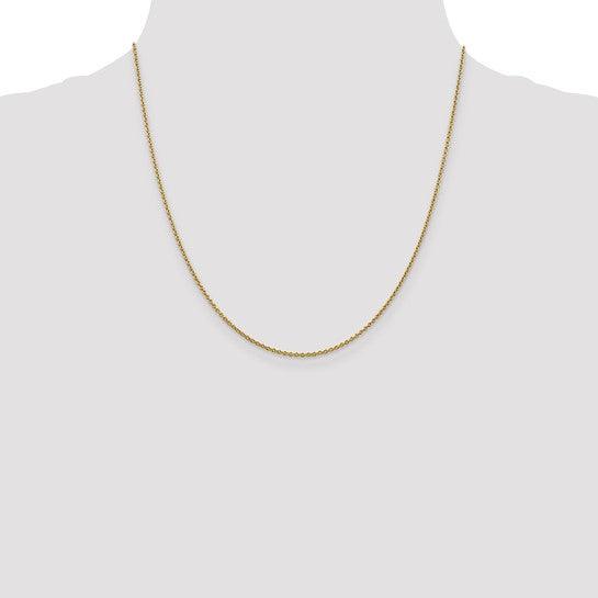 14k 1.8mm Solid Polished Cable Chain