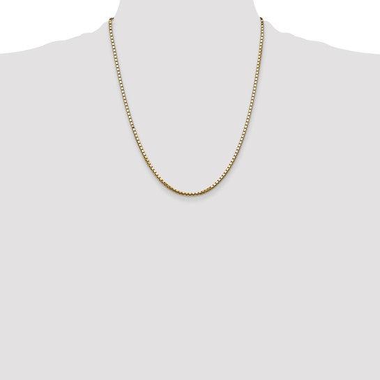 14k 2.5mm Box Chain