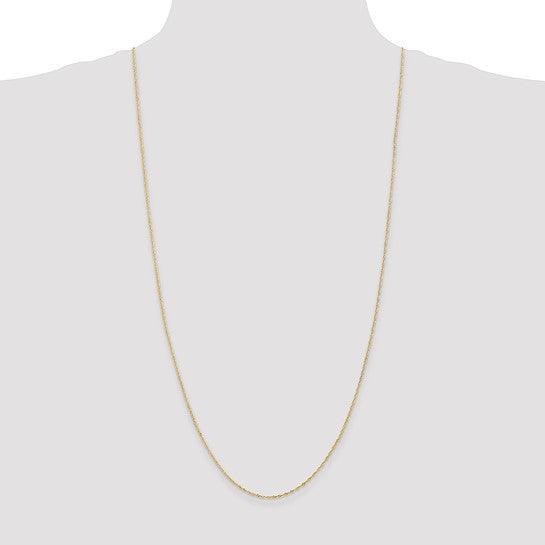 14k 1.10mm Singapore Chain